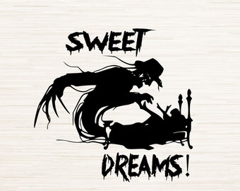 Freddy Krueger svg, Halloween decor, png, jpg, dxf, eps, pdf, vector file, instant digital download, digital download, Halloween sublimation