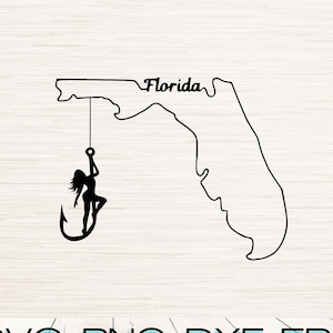 Bundesstaat Florida SVG, Png, Dxf, Eps, Jpg, Pdf sofortigen digitalen Download | Vektor-Datei Clipart Silhouette Umriss | Lasergravur Glowforge