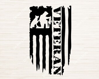 Military Veteran Svg Dxf Png Eps Jpg instant digital download | Laser engraving | Cricut cut file | Hero logo | Vector File | Glowforge SVG
