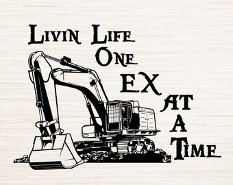 Excavator Svg | Excavator Clipart | Excavator Cricut | Excavator Cut file | Construction | Heavy Equipment | Instant download | Sublimation