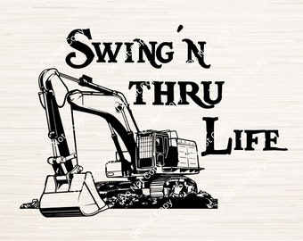 Graafmachine SVG | Graafmachine Clipart | Graafmachine PNG | Graafmachine Snijbestand | Bouw Svg | Zwaar materieel Svg | Directe digitale download