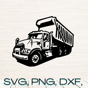 Dump Truck Svg | Dump Truck Clipart | Dump Truck Cricut | Dump Truck Cut file | Construction Svg | Heavy Equipment Svg | Instant Download