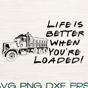 Dump Truck Svg | Dump Truck Clipart | Dump Truck Cricut | Dump Truck Cut file | Construction Svg | Heavy Equipment Svg | Instant download