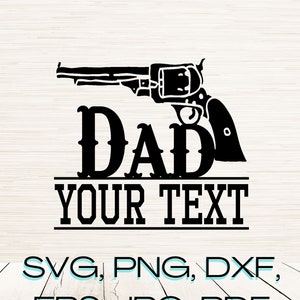 Split Monogram Old West Dad Art Svg Dxf Png Eps Instant Digitale Download, Naam Tekstruimte Vector, Home Bar Graphics, Aanpasbare letters