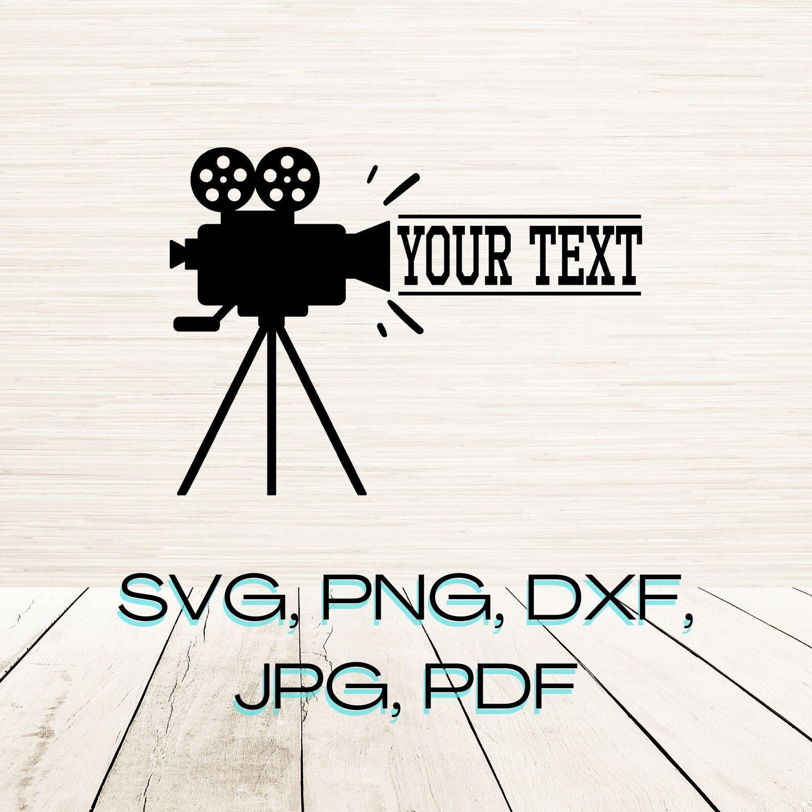 Projector Monogram Split Monogram Film Projector Silhouette Svg Png Instant Digital ...