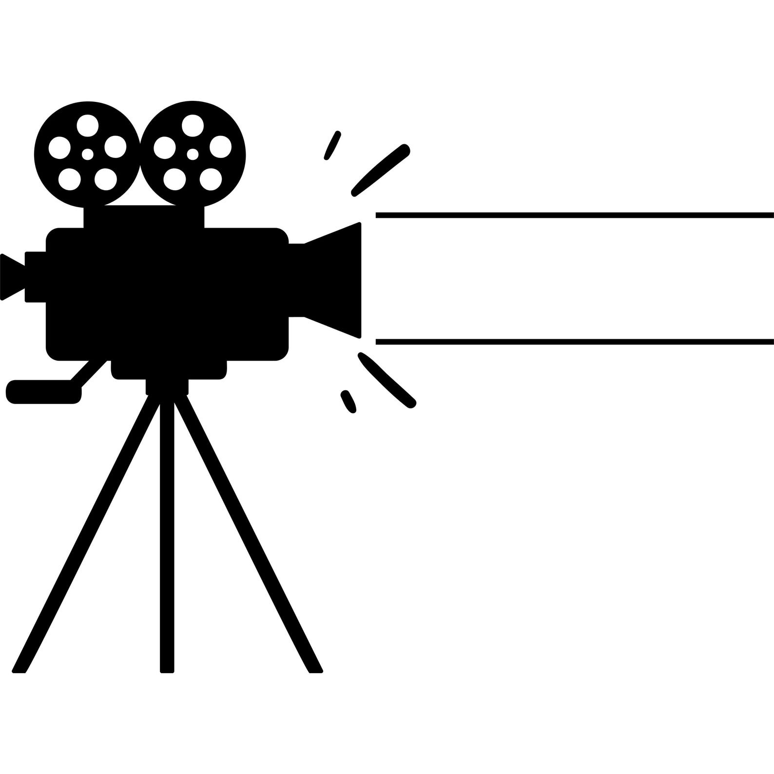Projector Monogram Split Monogram Film Projector Silhouette Svg Png Instant Digital ...