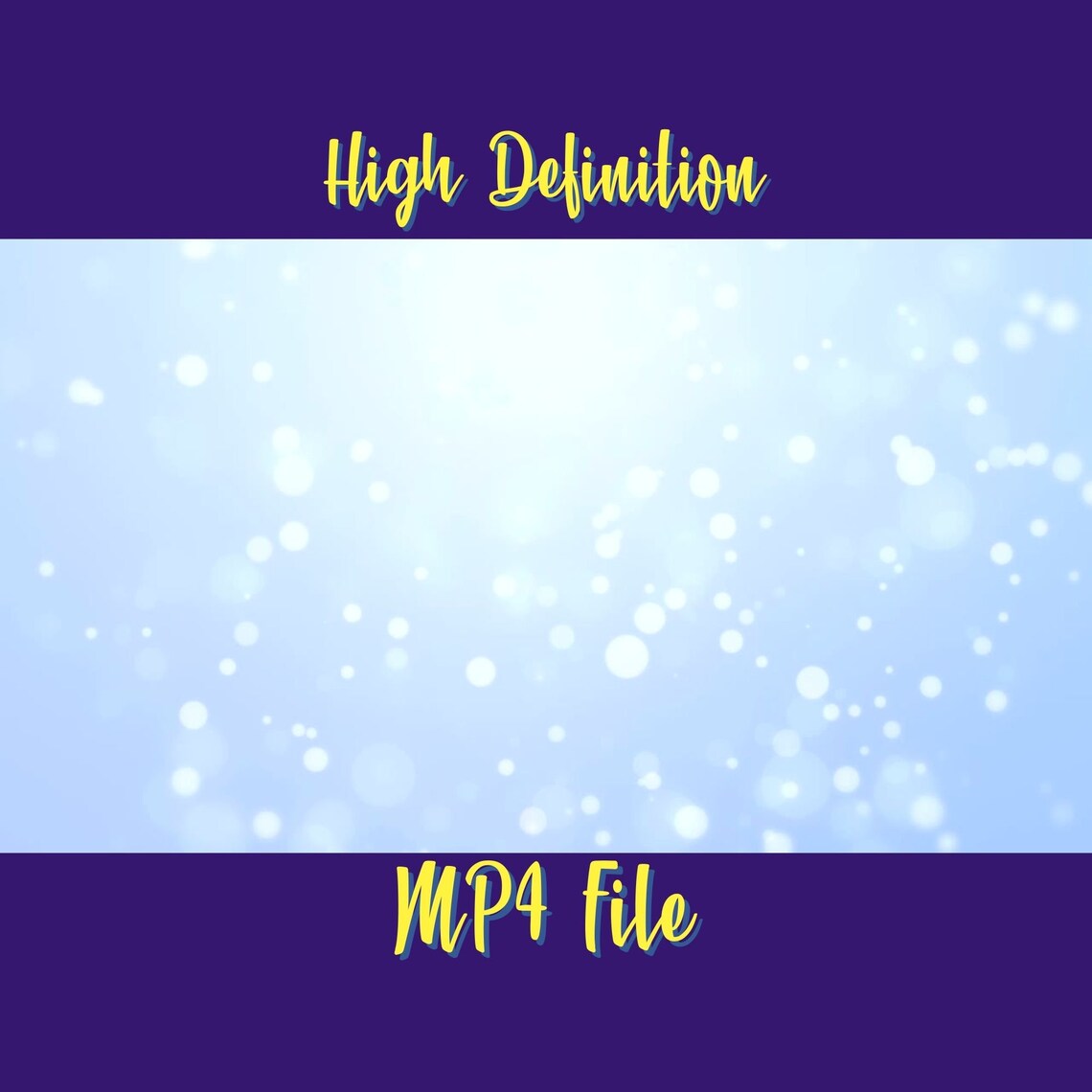 Animated Background Bundle | Bokeh Style Particles | Continuous Looping ...