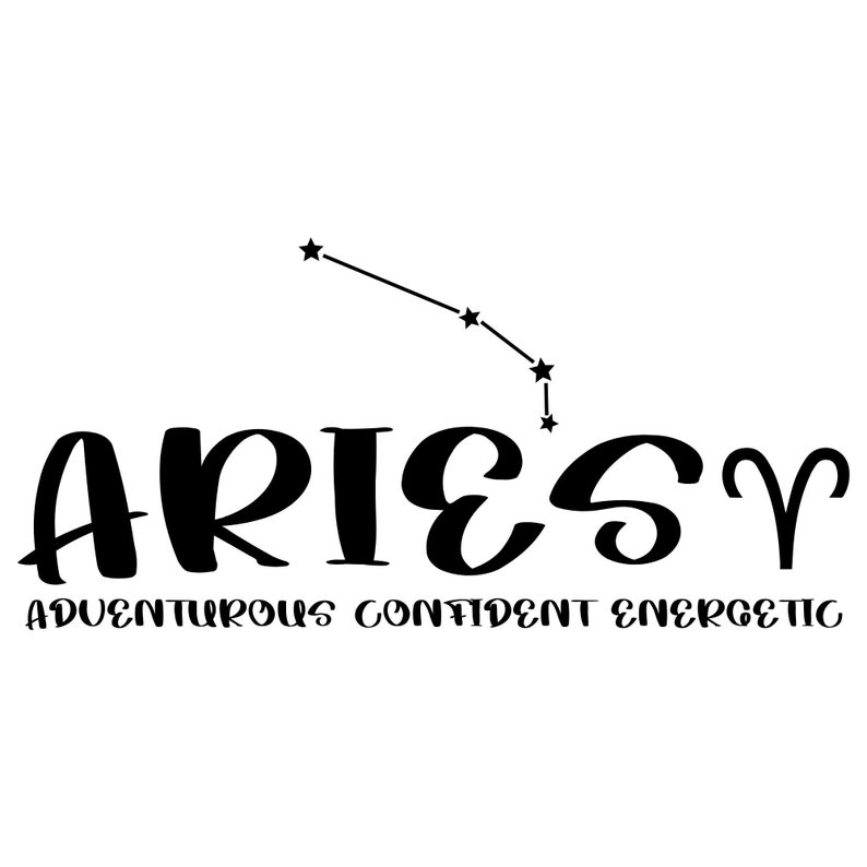 Aries Zodiac Svg Clipart Instant Digital Download | Eps Dxf Png Outline ...