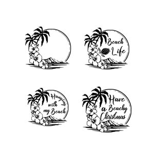 フローラル ビーチ SVG バンドル | SVG バンドル | PNG | Jpg | Pdf | ヤシの木 SVG | 即時ダウンロード | デジタル ダウンロード