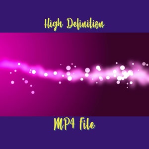 Animated Background Bundle | Bokeh Style Particles | Continuous Looping ...