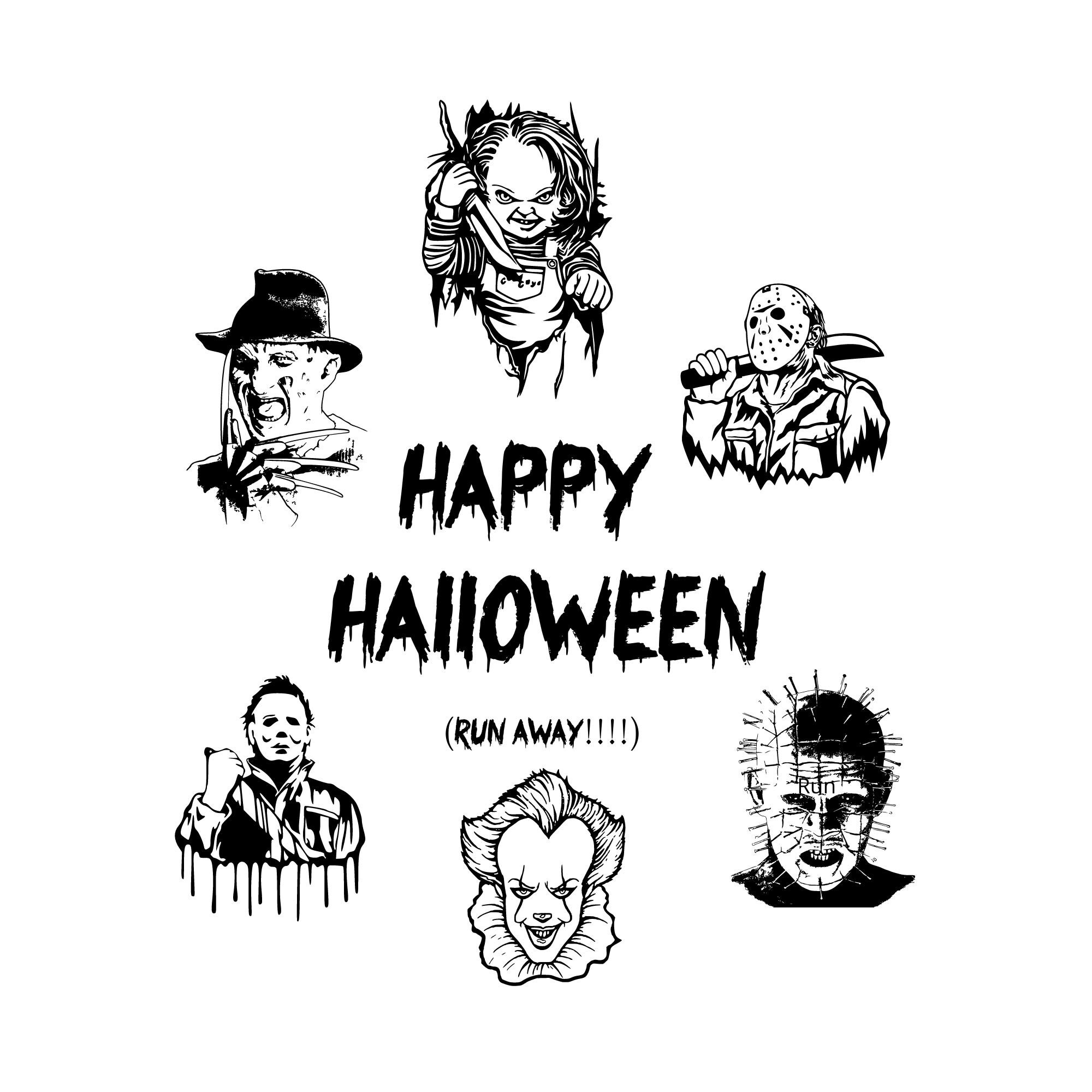 Freddy Krueger Halloween SVG Bundle PNG Halloween Decor - Etsy