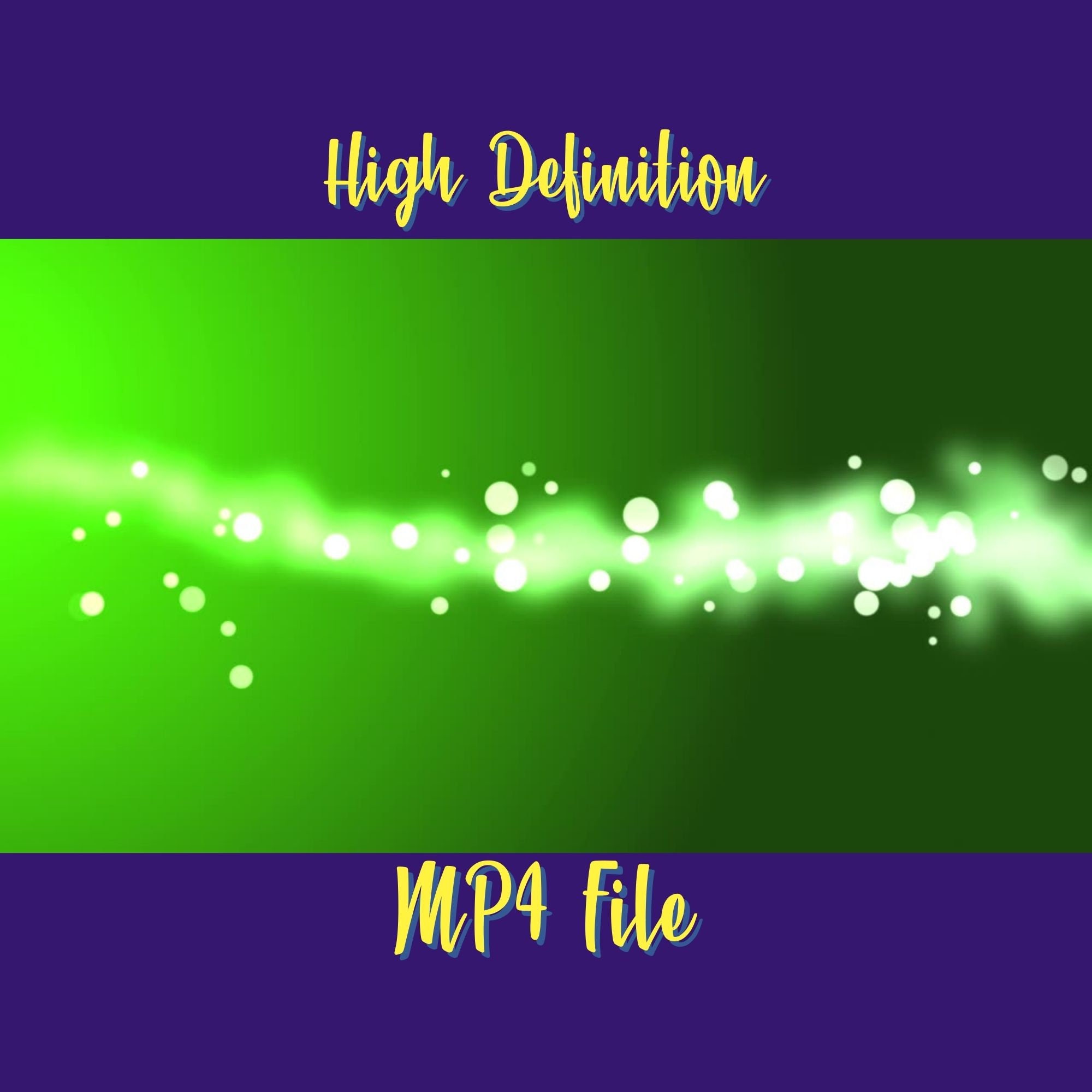 Animated Background Bundle | Bokeh Style Particles | Continuous Looping ...