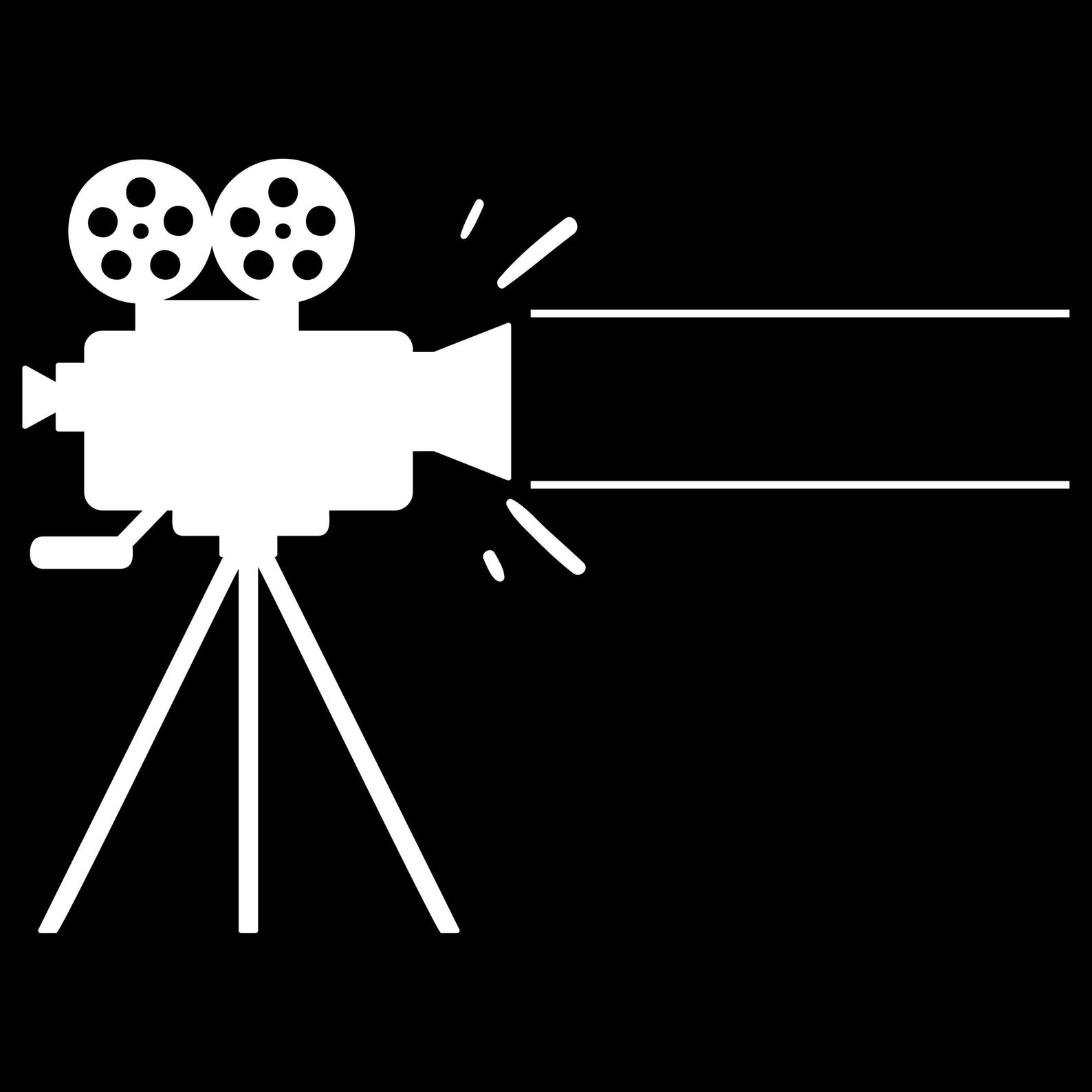 Projector Monogram Split Monogram Film Projector Silhouette Svg Png Instant Digital ...
