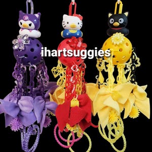 Sugar Glider Foraging Baseball Toy | Happy Kitty Duckies with Fleece Strips, Mini Cups and Pulley System