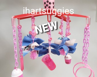 Small Exotic Sugar Glider Bubble Boba Tea Toy Mobile! Sugar glider safe bird marmoset ferret Flying Squirrel toy