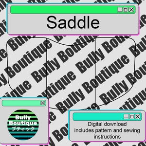 ACTUALIZADO* Patrón de chaleco para perro con forma de silla de montar con instrucciones de costura