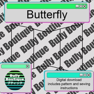 ACTUALIZADO* Patrón de chaleco para perro con forma de mariposa con instrucciones de costura