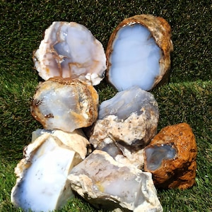 Premium Wholesale Raw Chalcedony, Large Pieces Blue Chalcedony Rough, Turkish Chalcedony, Dark Chalcedony, Natural Stone.