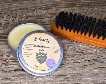 B-Beardy Nourishing Beard Balm – Masło Shea i pestki winogron | Naturalny balsam bez spłukiwania do miękkiej, ujarzmionej brody