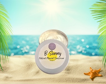 Ręcznie robiony krem przeciwsłoneczny z minerałami: bezpieczny dla raf koralowych tlenek cynku, kokos i masło shea