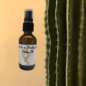 Natural Shave Oil: Vanilla Cedarwood Scent, Handmade Grooming Gift