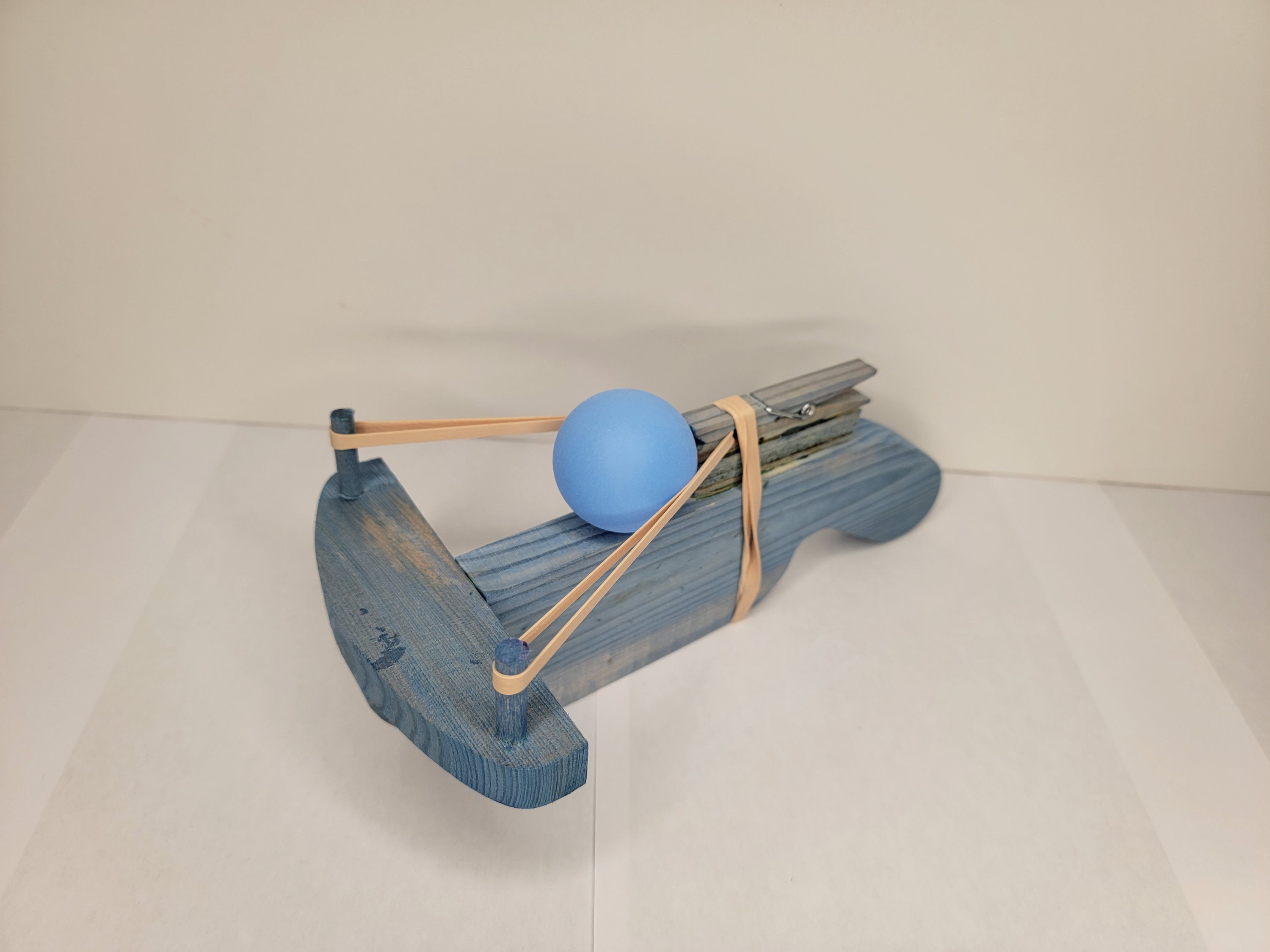 Toy Crossbow Handmade Wooden Kids ping Pong Gun,wood Gift for Kids,bow