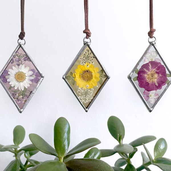 Dried Flower Mirror Etsy