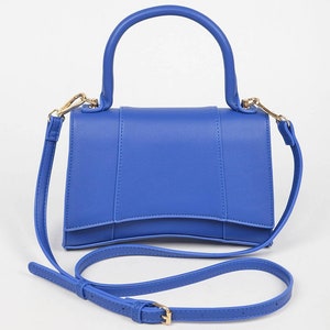 Quilted Faux Leather Top Handle Bag