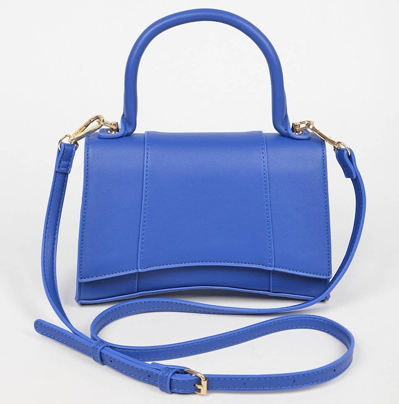 Synthetic Leather Top Handle