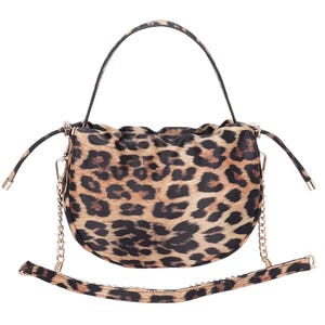 Nylon Leopard Bag w/ Drawstring