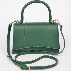 Faux Leather Top Handle Bag (6 Colors)