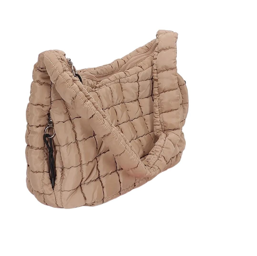 Quilted Nylon Padded Crossbody Bag (5 Colors) - Etsy