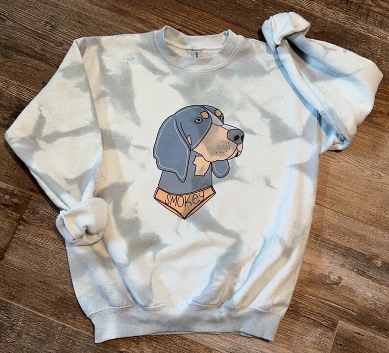 TN Vols Hand Dyed Smokey Sweatshirt Boy Smokey