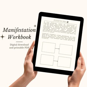 Maifestation Workbook, Easy Manifesting, 30 Day Manifesting, List Method, Visualization, Scripting, Neville Goddard, Affirmations, Technique