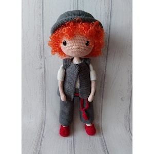 Crochet boy Doll pattern , Amigurumi pattern , Crochet pdf pattern, Amigurumi boy Doll pattern , LUCCA Doll , Amigurumi English PDF pattern