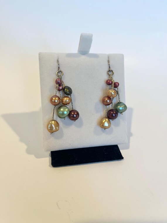 Freshwater Dangle Earrings - image 2