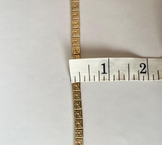 Solid 14k Gold Link Bracelet - image 7