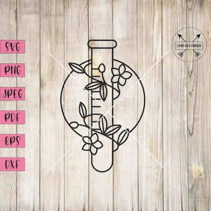Test tube svg, test tube art, chemistry svg, chemistry clipart, chemistry class, chemistry laboratory, science svg, science classroom decor