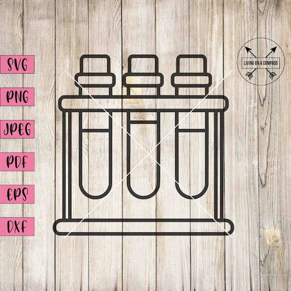 Test tube rack, test tube holder, test tube vase, test tube vases, test tube, chemistry sticker, chemistry stickers, chemistry room wall art