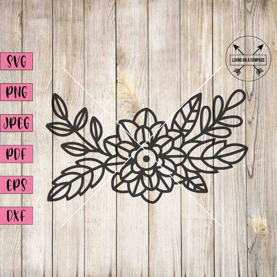 Flower Border Svg, Floral Border Svg, Floral Border, Floral Border