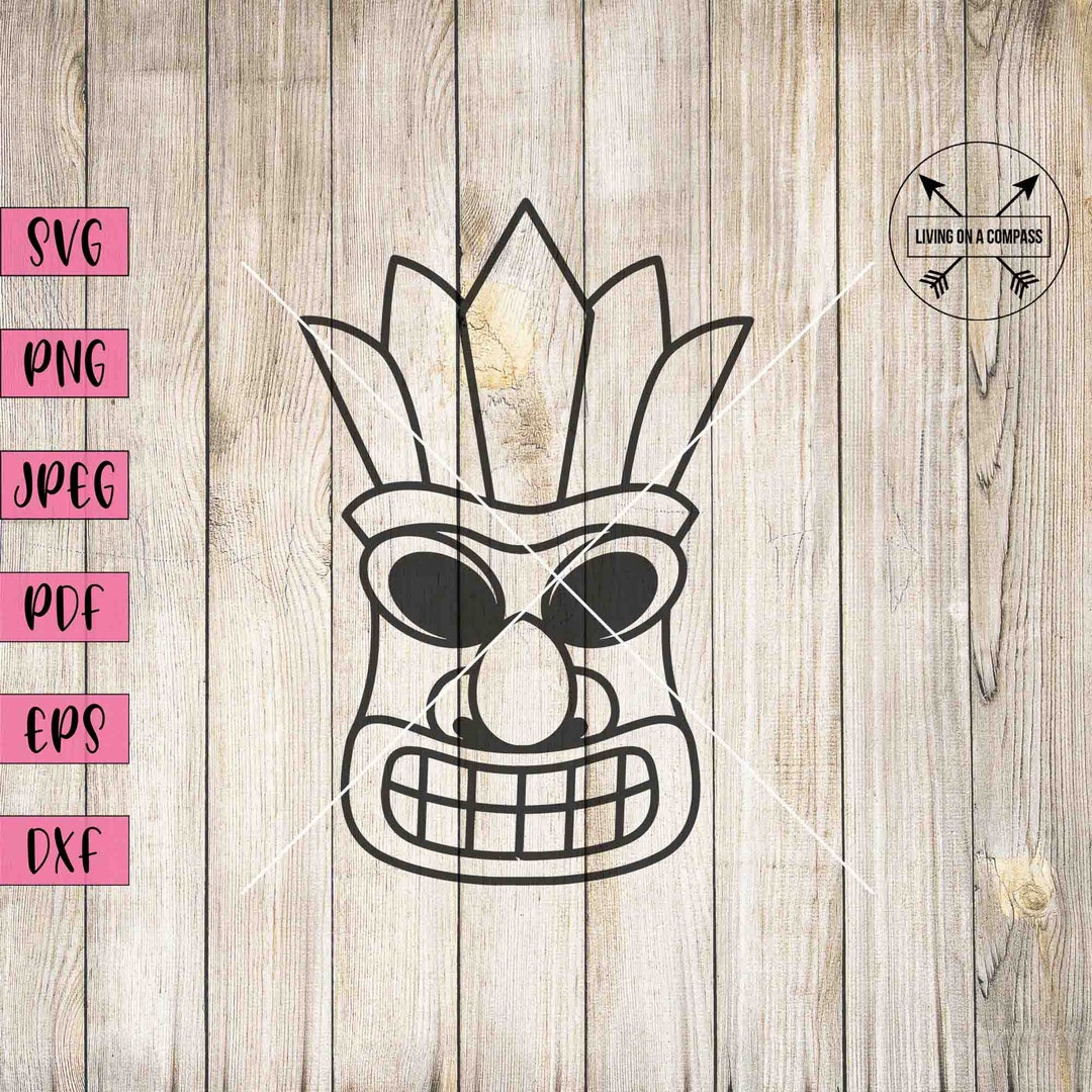 tiki-svg-tiki-statue-tiki-bar-decor-tiki-bar-sign-luau-birthday