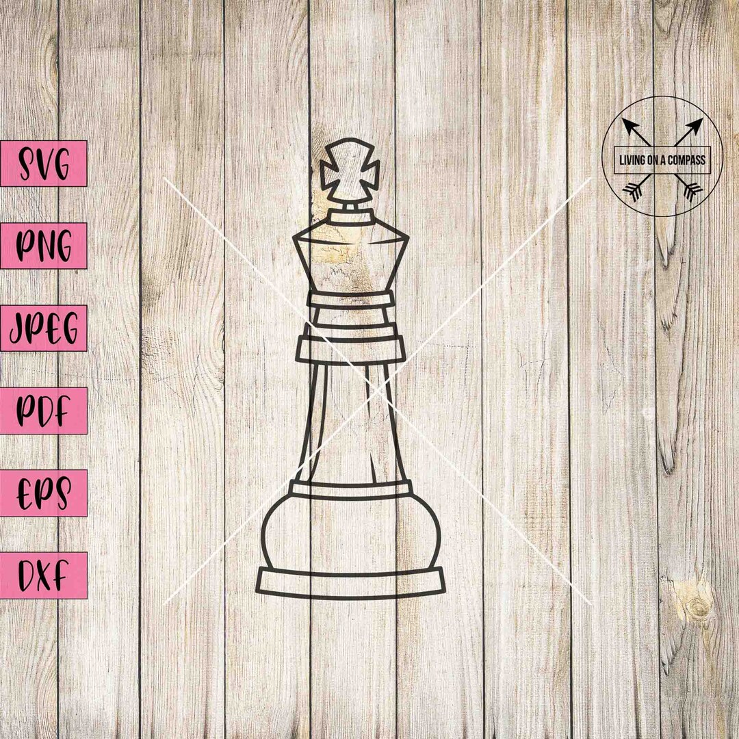 Chess Svg, King Chess Piece, Game Svg, Chess King, Game Clip Art