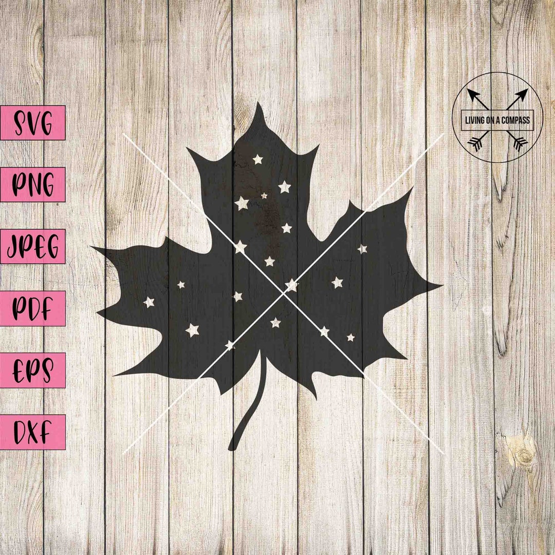 Maple Leaf Clipart, Maple Leaf Decal, Autumn Svg, Autumn Clipart ...