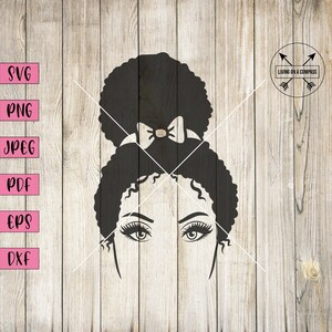 Hair Svg Hair Clipart Natural Hair Svg Fashion Stickers - Etsy Australia