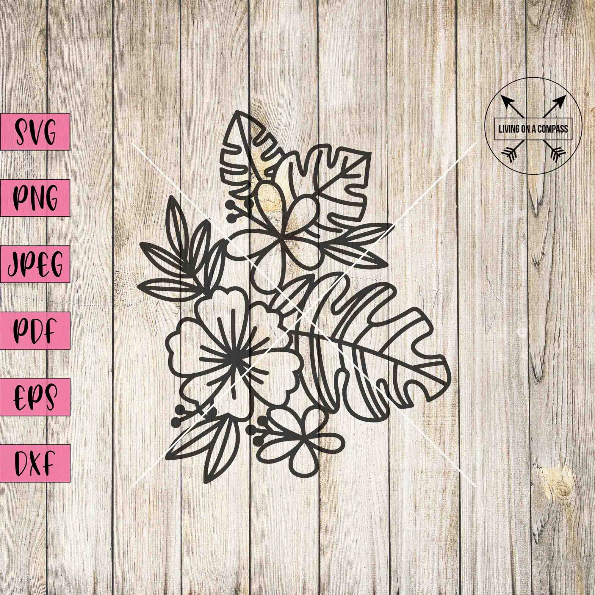 Flor Tropical Svg Im genes Predise adas De Flores Tropicales Etsy M xico Flor Tropical Svg Im genes Predise adas De Flores Tropicales Etsy M xico