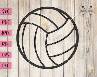 Voleibol svg, clipart de voleibol, png de voleibol, archivo de corte de voleibol, svg deportivo, clip art deportivo, decoración deportiva, arte deportivo, cricut, eps