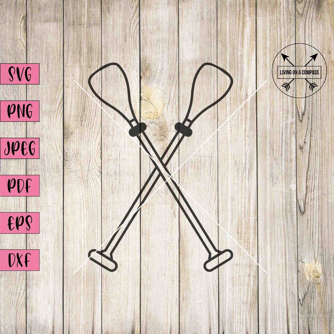 Kayak Paddle Decal, Oars Svg, Boat Svg, Boat Clipart, Kayak Svg, Kayak Decal, Kayak Vinyl Decal