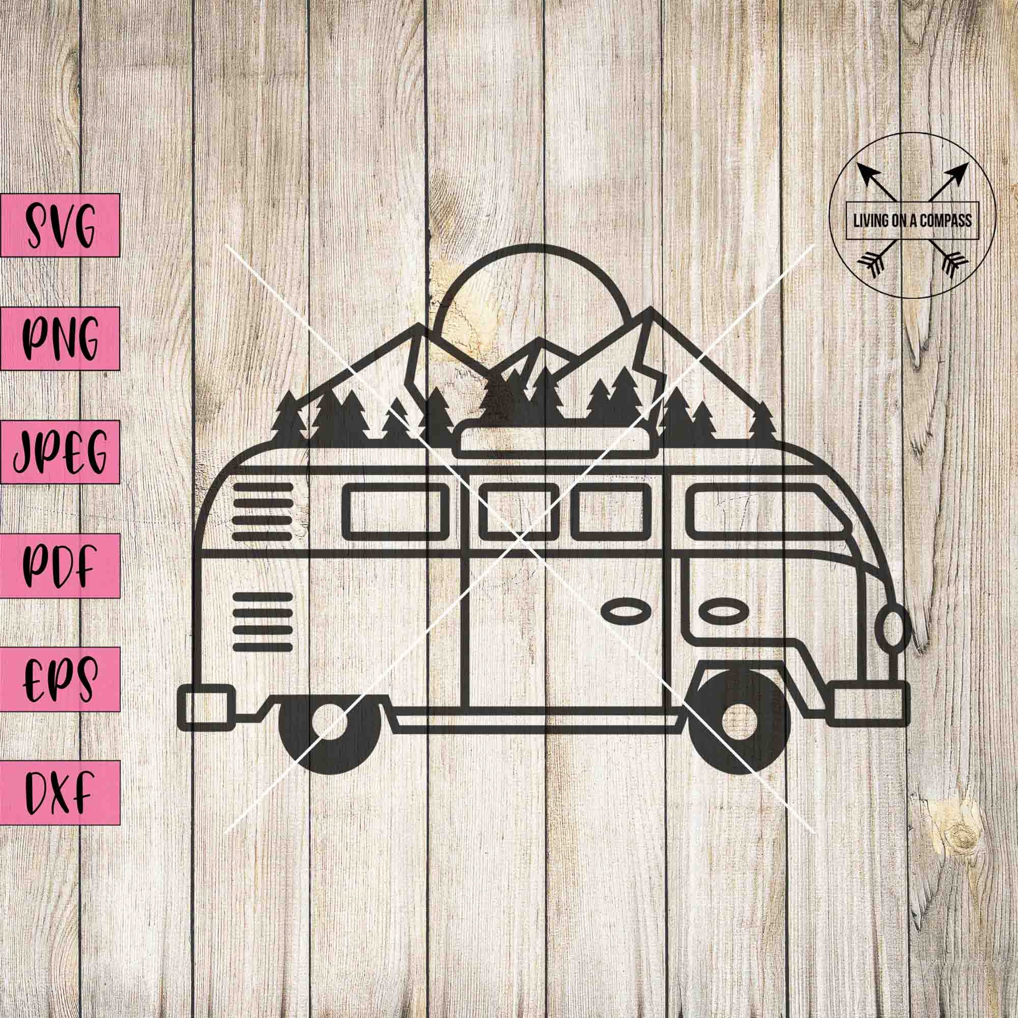 Van Svg Van Png Travel Svg Travel Png Travel Clipart - Etsy