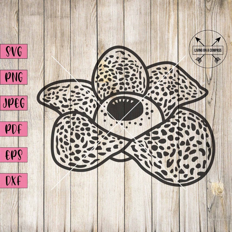 Rafflesia Flower Svg, Tropical Flower Clipart, Tropical Flower Clip Art ...