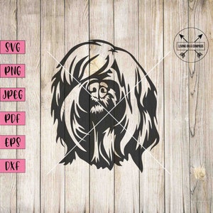 Briard svg, briard dog svg, hund svg, hund clipart, hund png, hund gesicht clipart, hund gesicht clipart, hund svg, hund svg, welpe svg, hund clipart